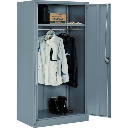 Global Industrial Industrial Storage Cabinet, 72 in H, 36 in W, Gray 270034GY